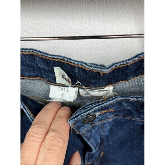 HARLEY DAVIDSON WOMENS SIZE 4 TALL 35 INSEAM BOOTCUT JEANS - Picture 2 of 4